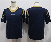 Nike Rams Blank Navy Vapor Untouchable Limited Jersey,baseball caps,new era cap wholesale,wholesale hats